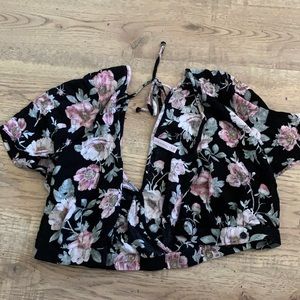 Floral crop top